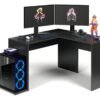 Melaminazab Escritorio Gamer en L Apex