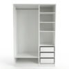 Melaminazab Closet Compacto Rubi
