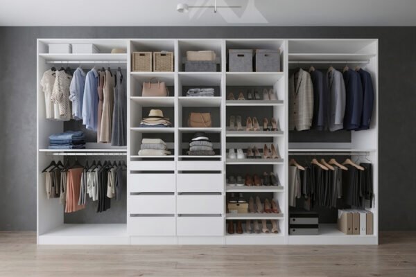 Melaminazab Closet Blanco Grand Premium