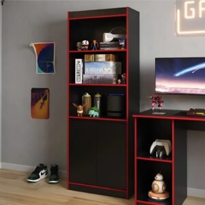 Melaminazab Estante Gamer Red Line