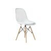 Melaminazab Silla de Diseño Lumina White