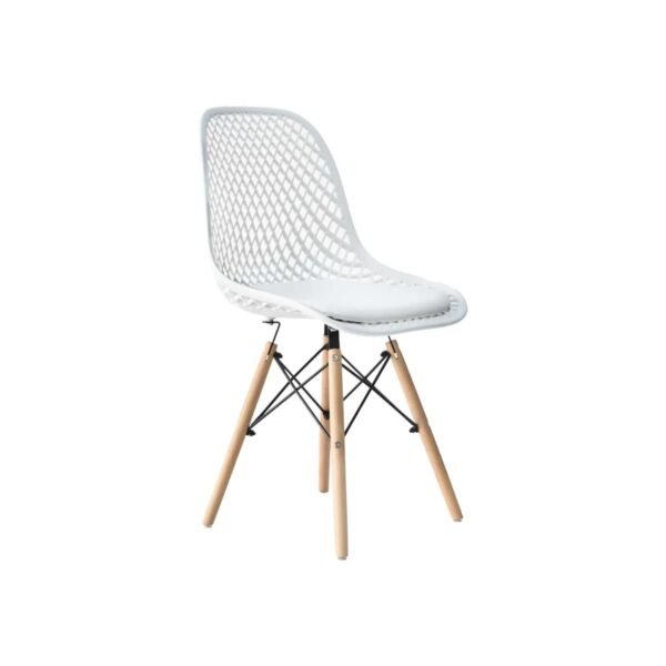 Melaminazab Silla de Diseño Lumina White