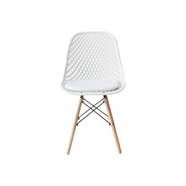 Melaminazab Silla de Diseño Lumina White