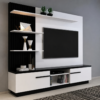 Melaminazab Centro de entretenimiento Nordic Black&White