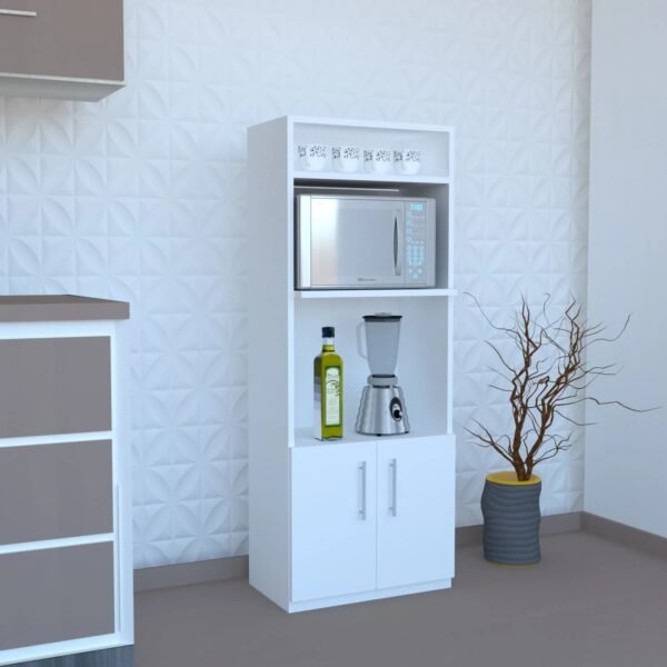 Melaminazab Mueble Organizador para Microondas