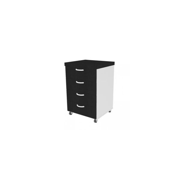Melaminazab Cajonera con llave bicolor