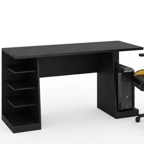 Melamina Zab Escritorio Gamer Pro - Black
